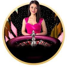 Meja Baccarat dengan kartu dan chip taruhan